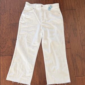 Loft Women's White Jeans